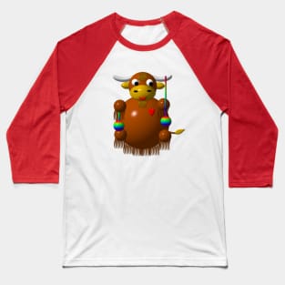 Cute Yak with Yo-Yos Baseball T-Shirt